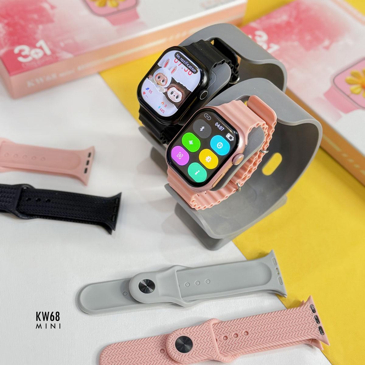 ساعت هوشمند مدل kw68 mini سایز مینی