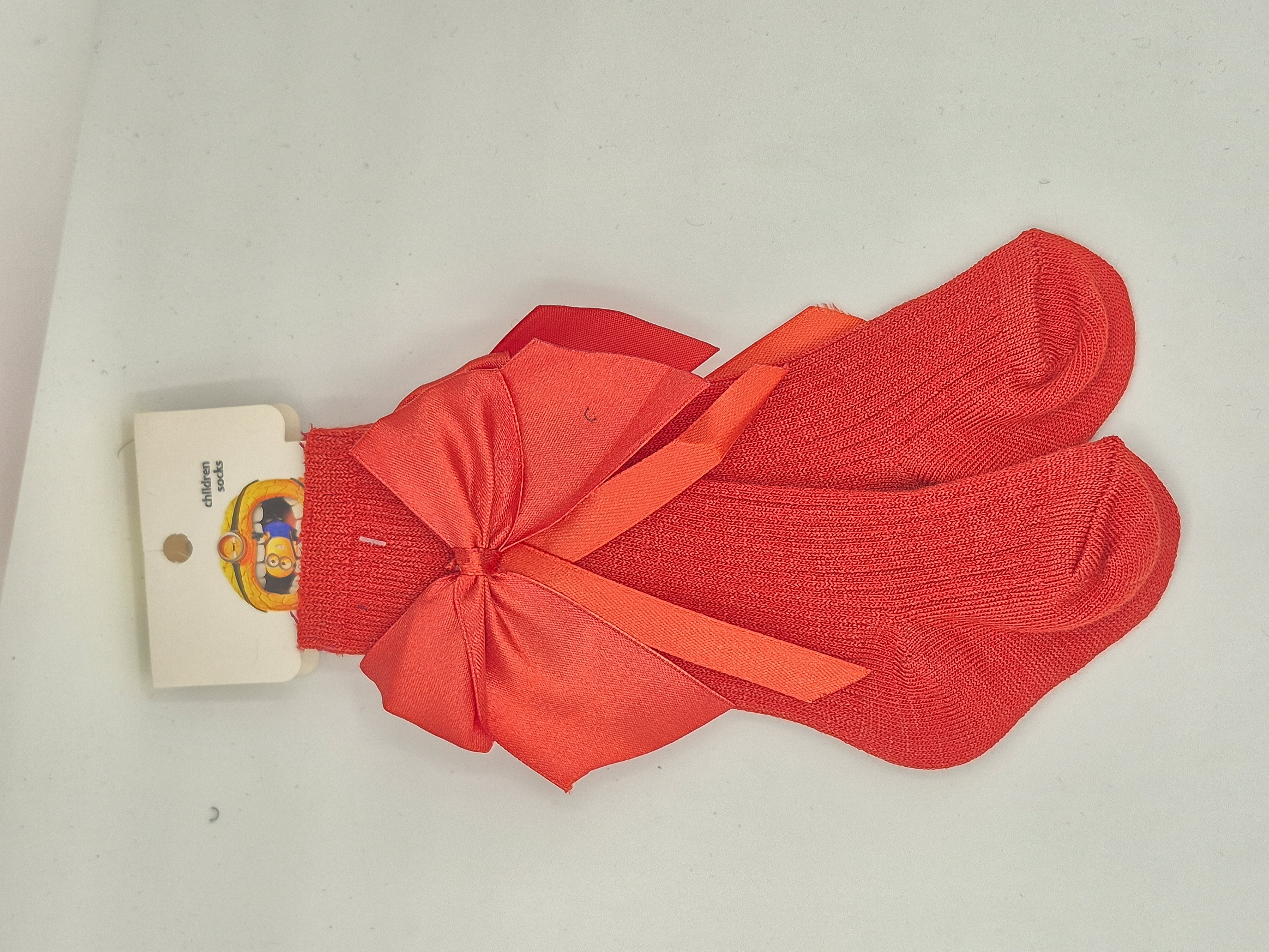 جوراب نوزادی chlldren socks ساق بلند پاپیونی