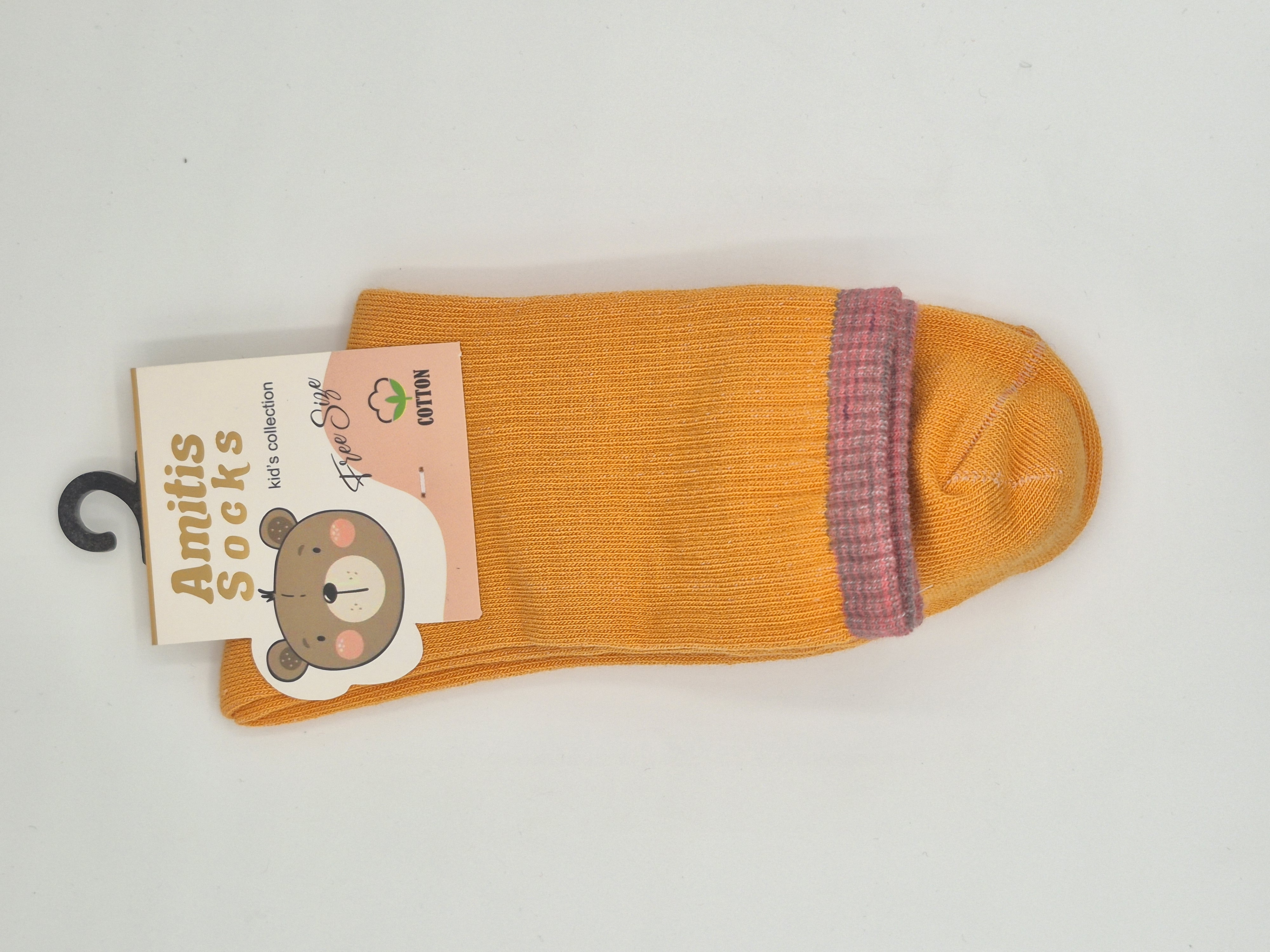 جوراب ساق بلند ساده Amitis socks برای سن ۶ سال