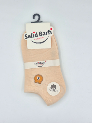 جوراب مچی طرحدار sefid barfi برای سن ۵ سال
