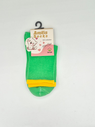 جوراب ساق بلند ساده Amitis Socks برای سن ۳ تا ۵سال