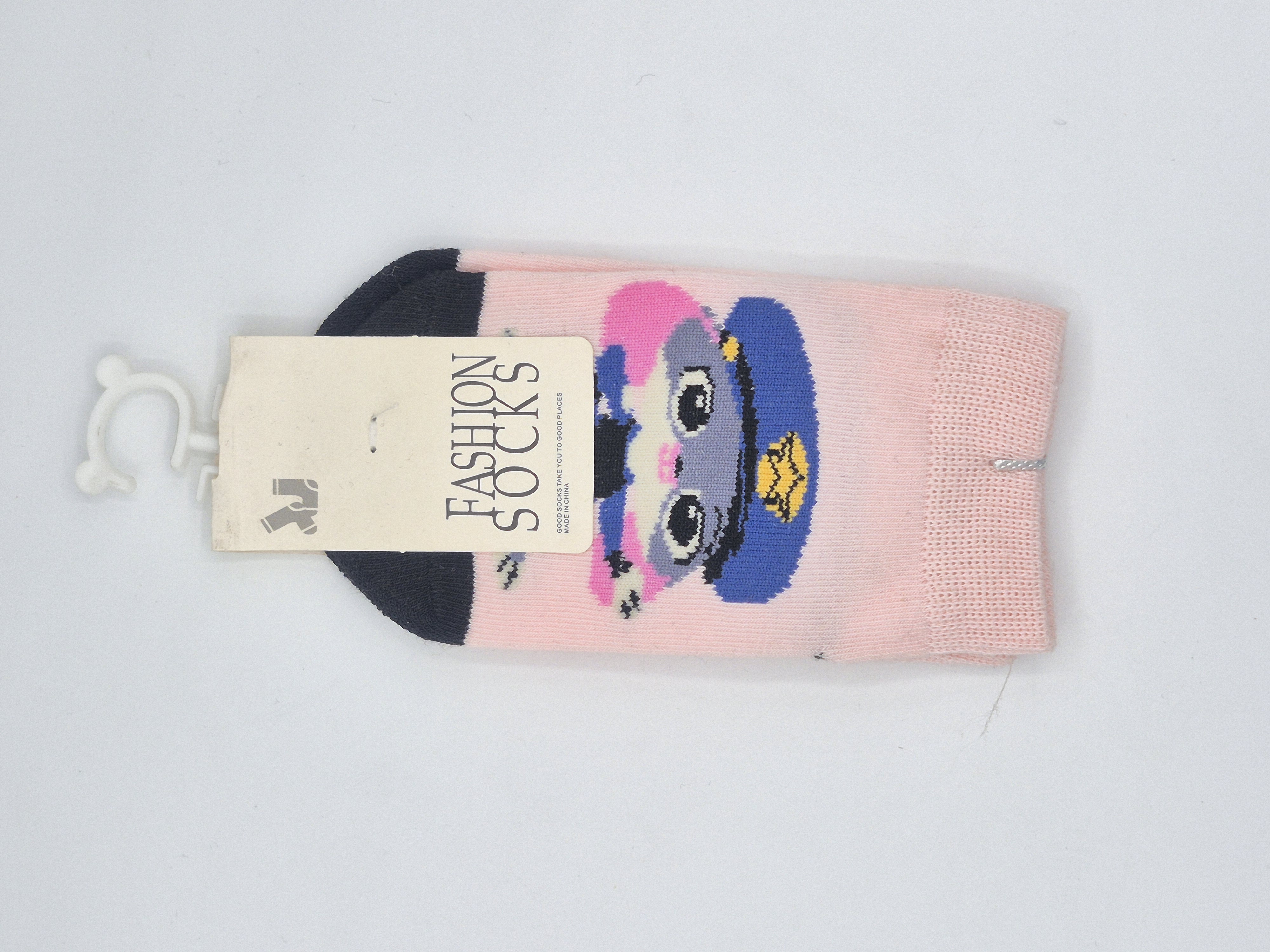 جوراب مچی طرحدار FASHION SOCKSبرای سن ۱تا۴سال