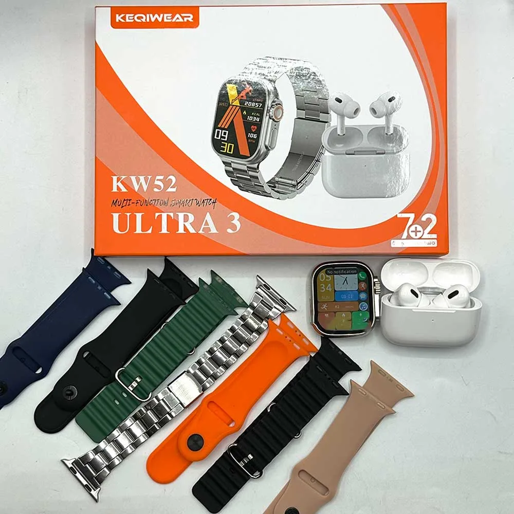 ساعت هوشمند اسمارت سری 10 مدل KW52 ULTRA3