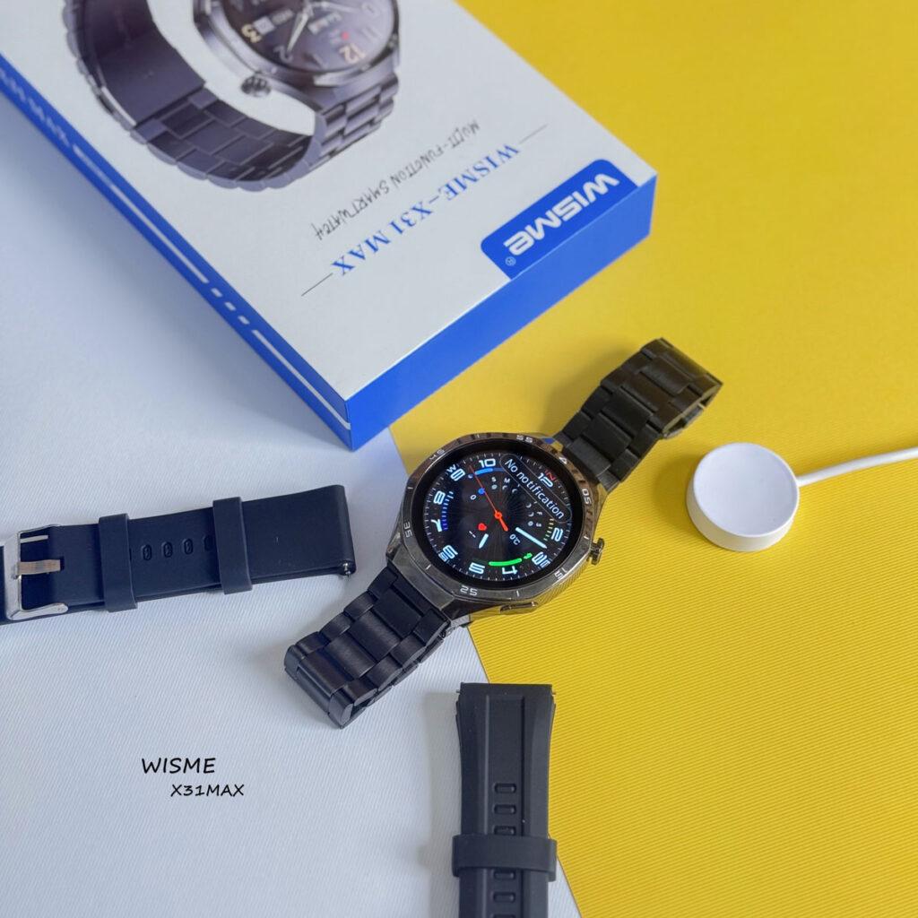 ساعت هوشمند Wisme X31 Max صفحه گرد با بدنه آلومینیومی همراه با شش ماه گارانتی