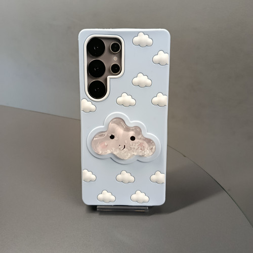 کاور سیلیکونی ابری مدل سامسونگ s25 ultra