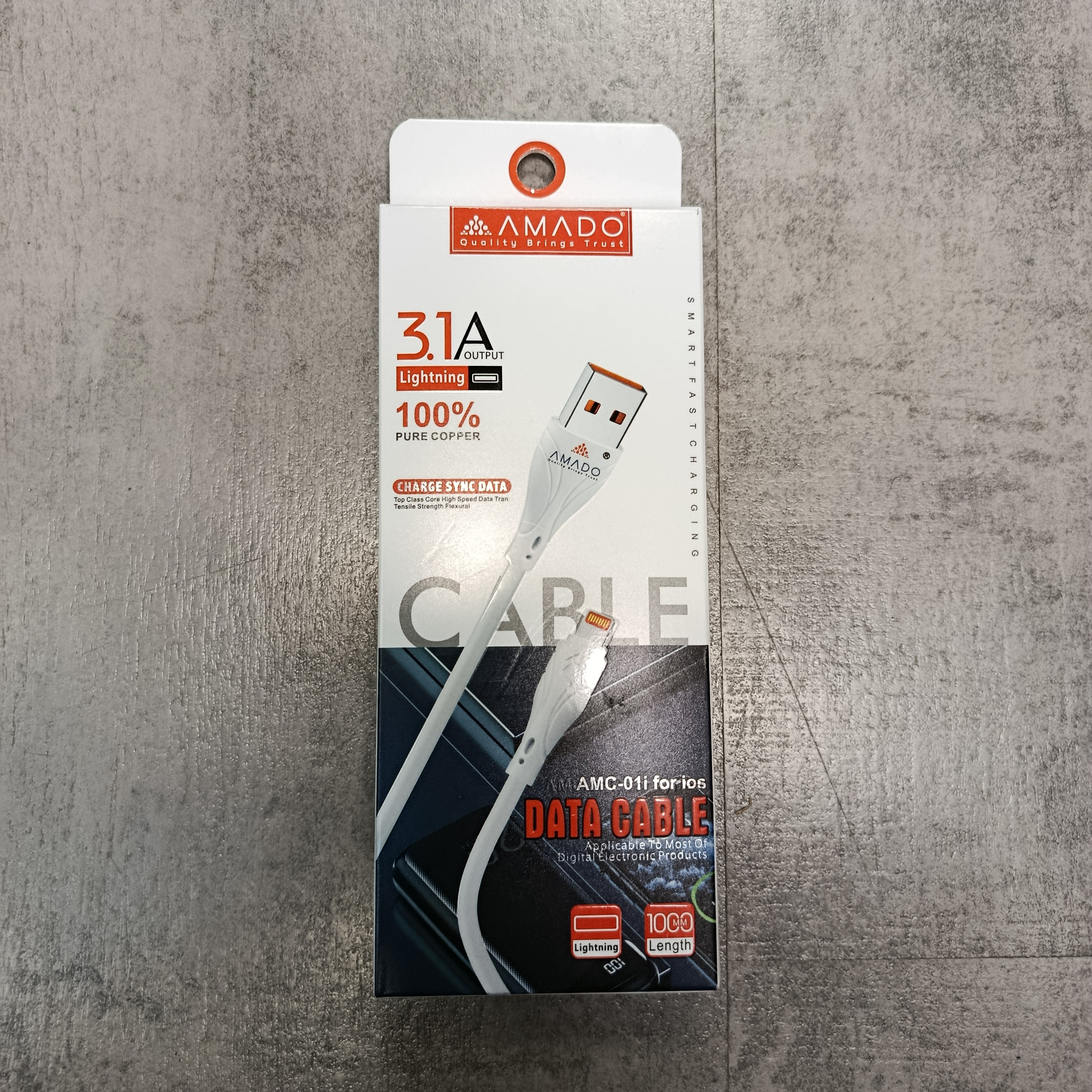 کابل لایتنیگ به USB آمادو amc-01