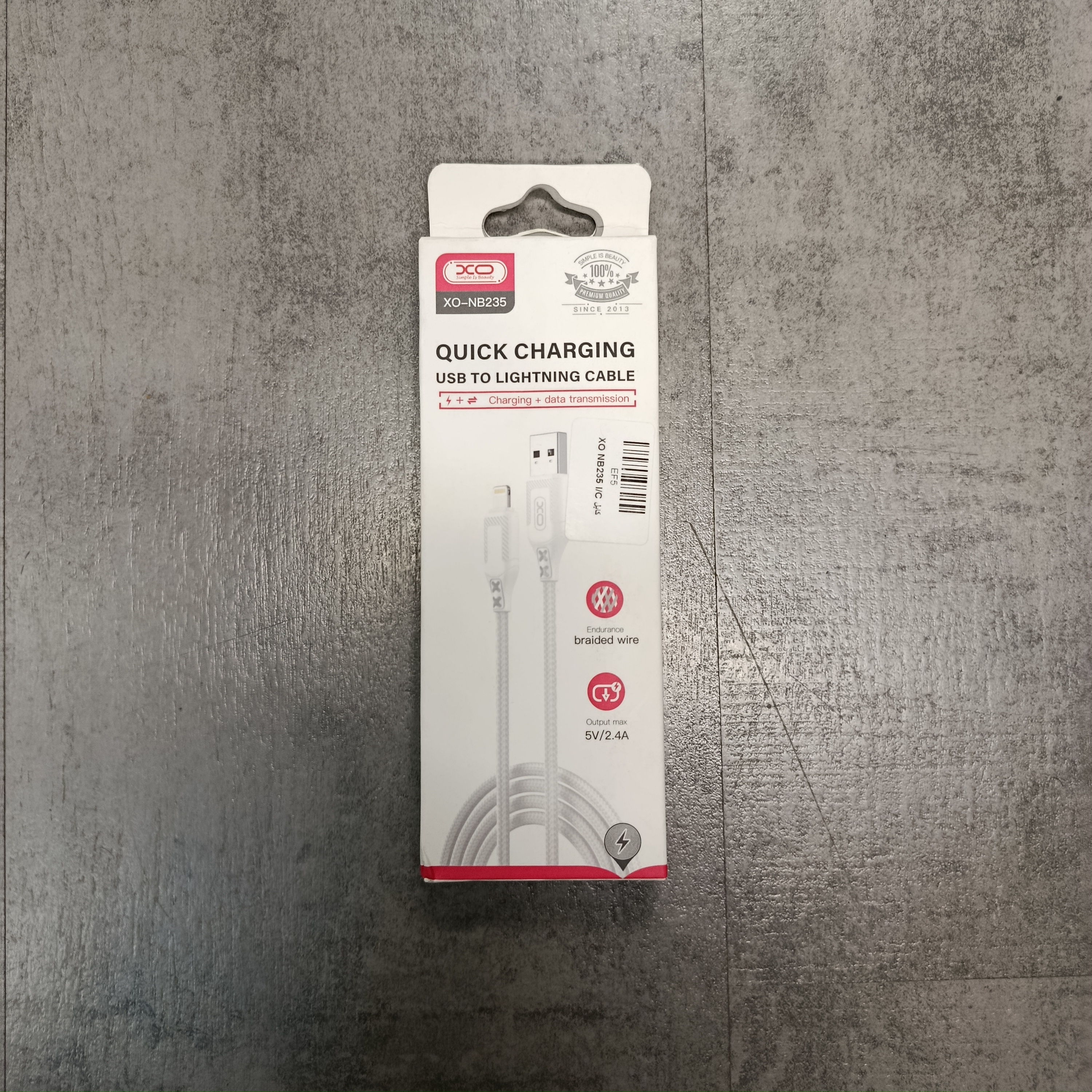 کابل xo nb235 لایتنیگ به USB