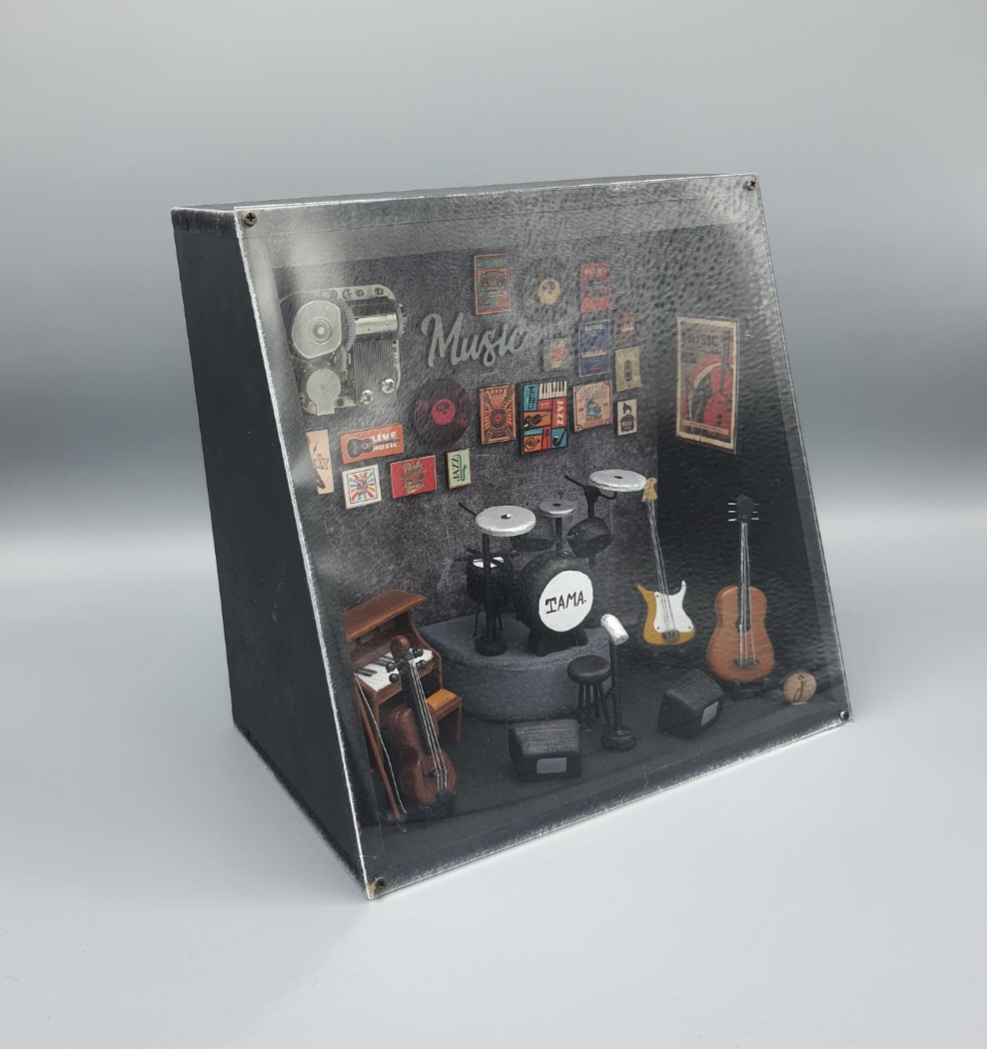 باکس موزیکال بزرگ ۳ مدل دست ساز