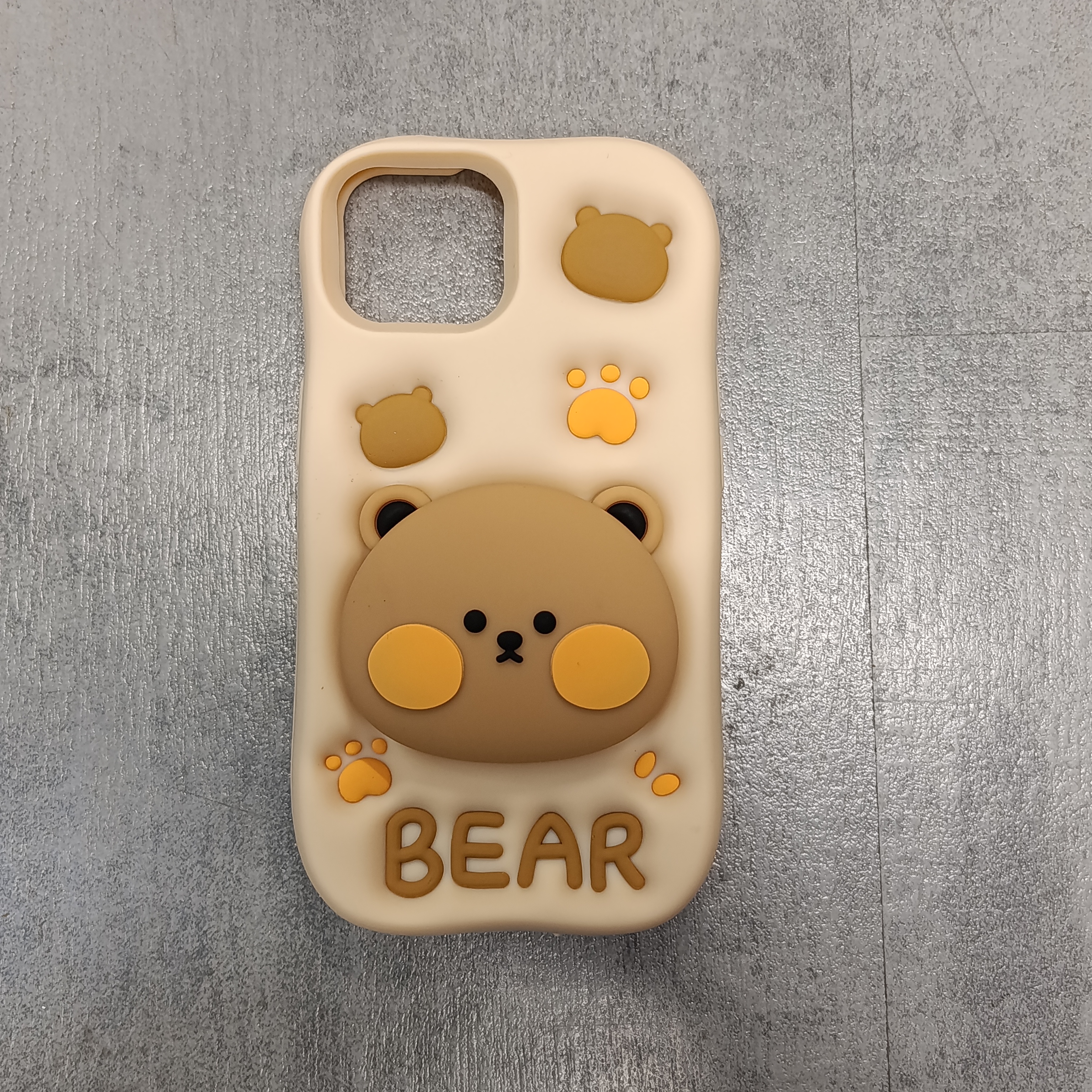 کاور موبایل سیلیکون پاکنی BEAR مدل آیفون 13/14/15