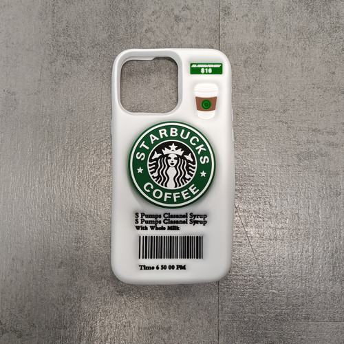 کاور موبایل سیلیکون پاکنی STARBUCKS مدل آیفون 16promax