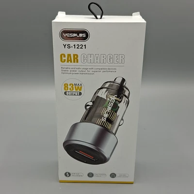 فندکی شارژر 83 وات YESPLUS بدون کابل همراه مدل YS-1221  | Type-C 65W + USB-A 18W