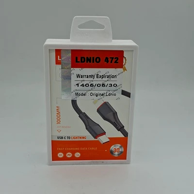کابل اورجینال الدینیو Ldnio لایتنینگ به تایپ سی LC631i