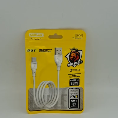 کابل جرلکس GERLAX تایپ سی به یو اس بی D3T