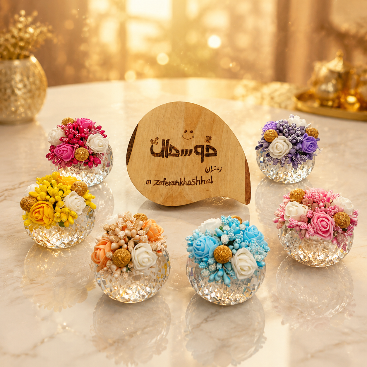 گل کریستال 1 عددی