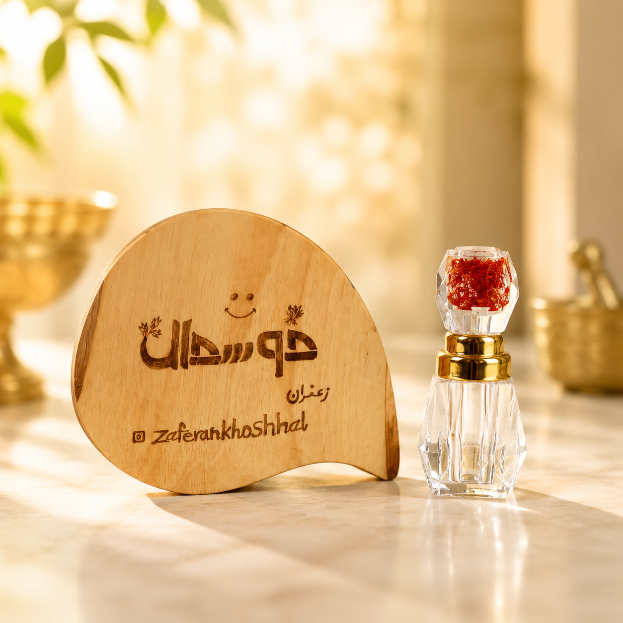 جا زعفران اکرولیک طلایی 1 مثقال