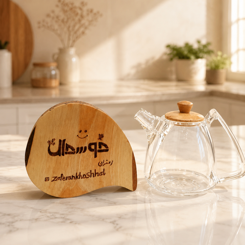 قوری زعفران اکرولیک