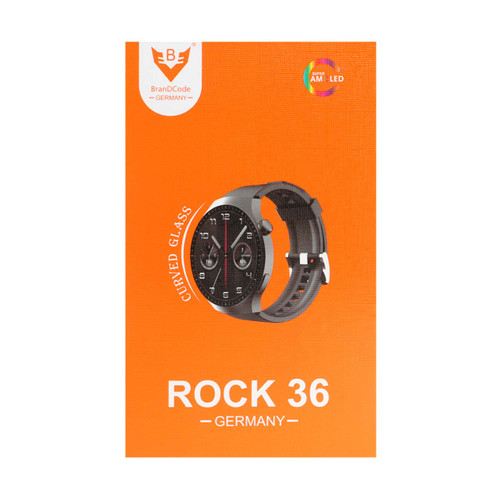 ساعت هوشمند صفحه گرد BranDCode GERMANY مدل ROCK 36 صفحه نمایش SUPER AMOLED تحت لیسانس آلمان